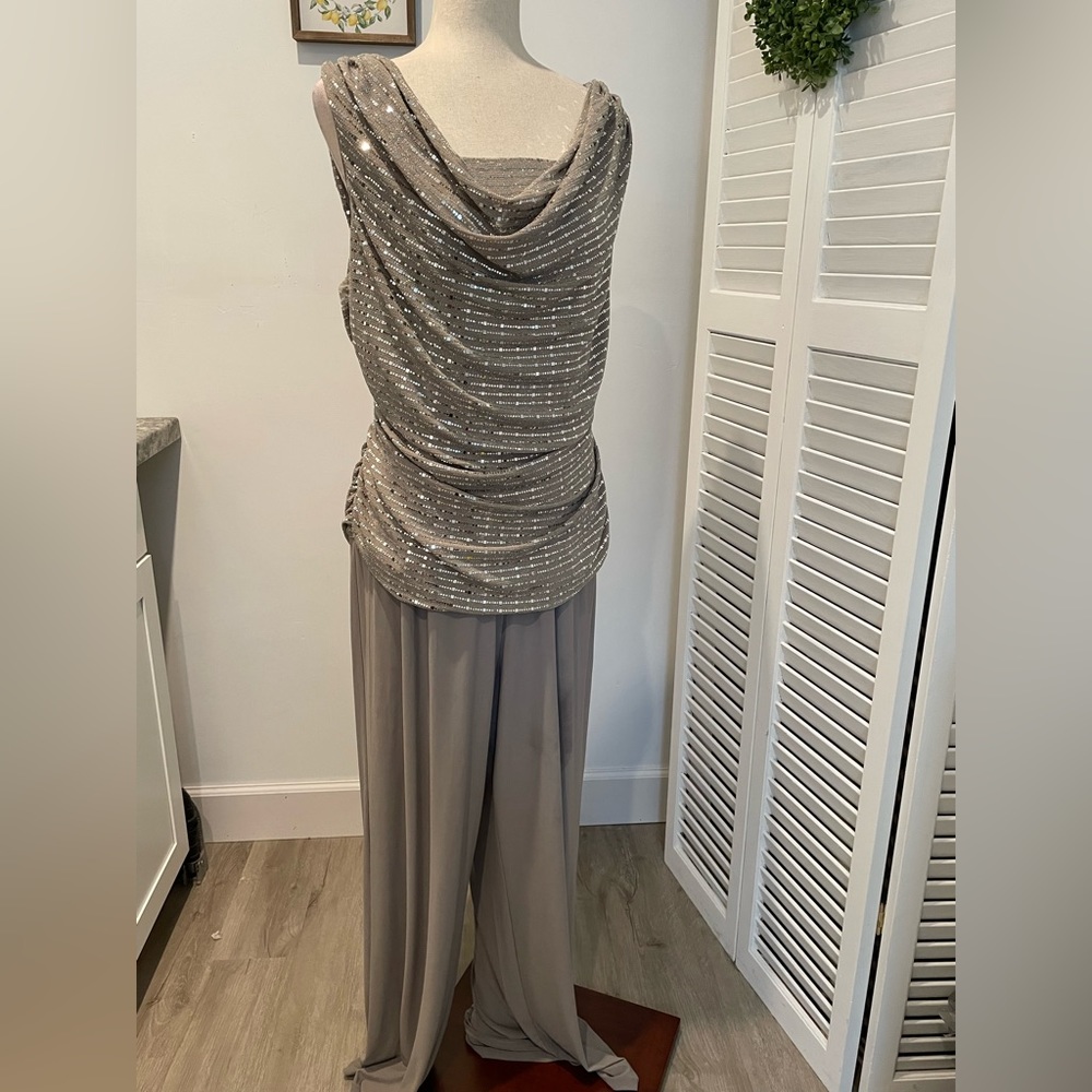 R&M Richards sequin jumpsuit size 20w
